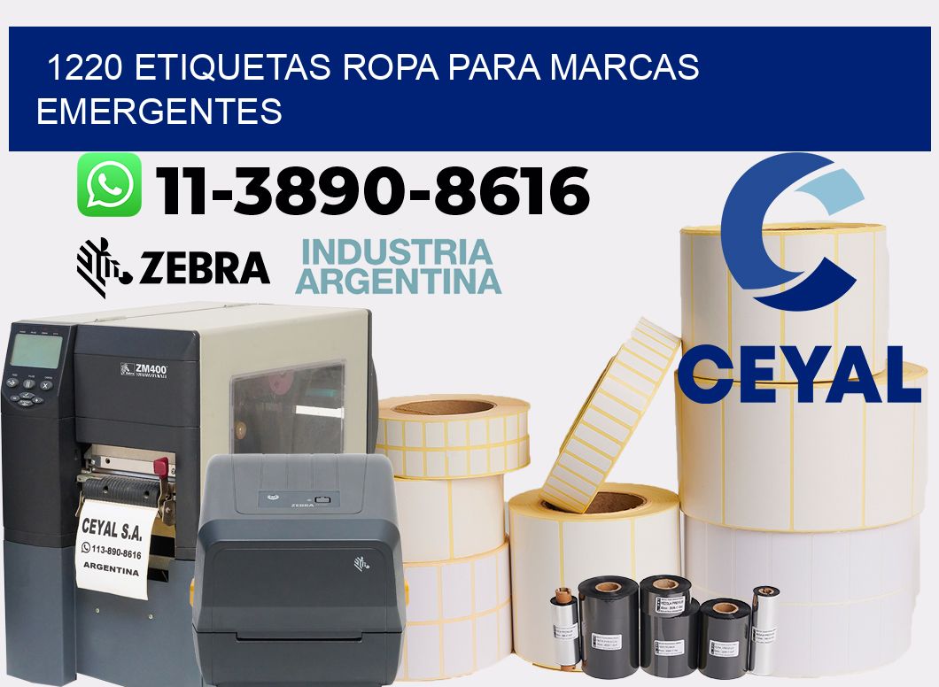 1220 Etiquetas ropa para marcas emergentes