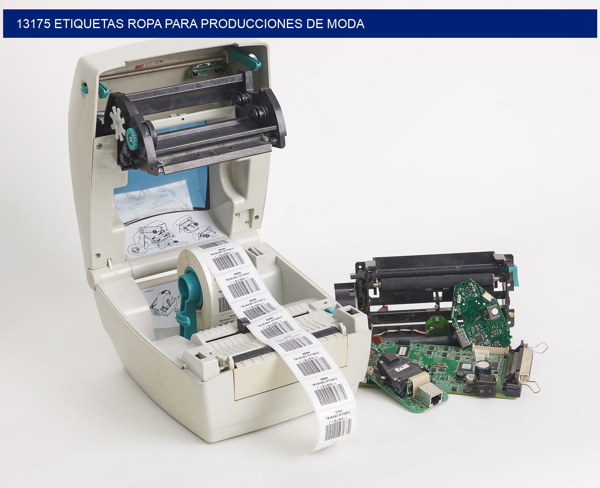 13175 Etiquetas ropa para producciones de moda