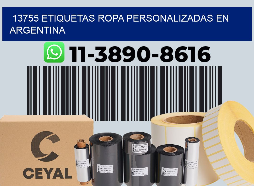 13755 Etiquetas ropa personalizadas en Argentina