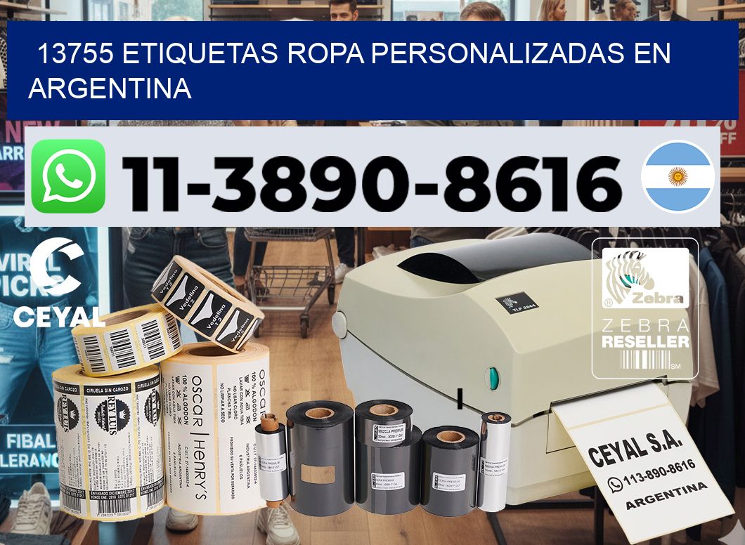 13755 Etiquetas ropa personalizadas en Argentina