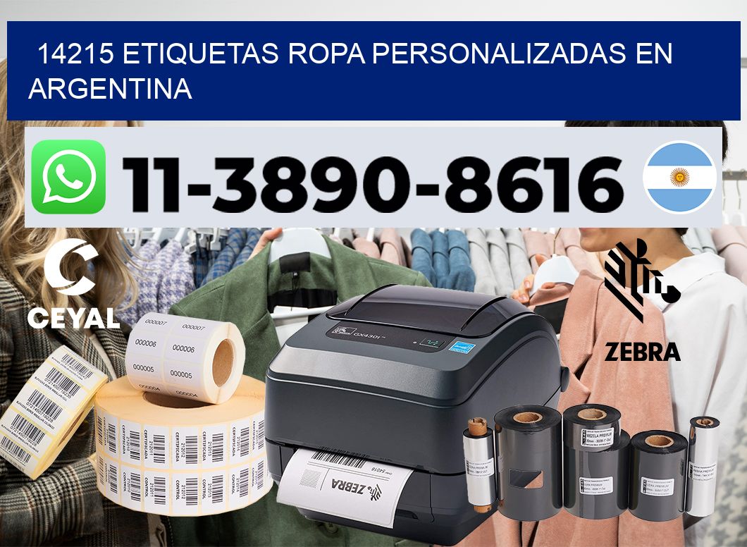 14215 Etiquetas ropa personalizadas en Argentina