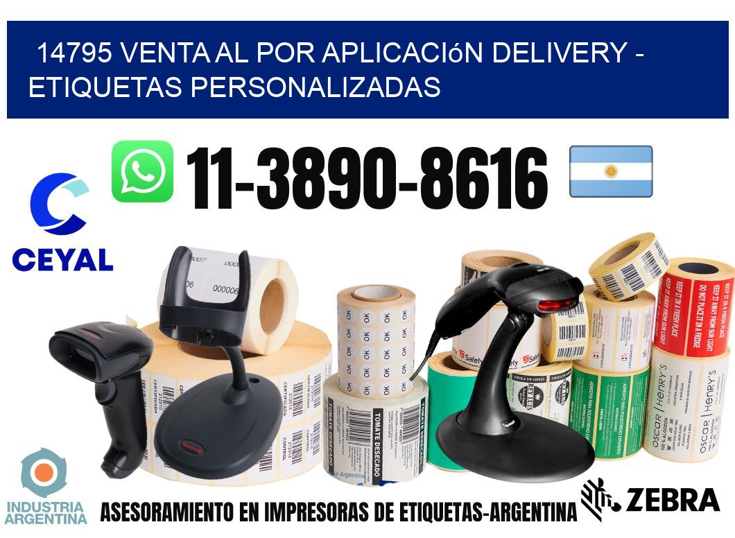 14795 Venta al Por Aplicación delivery – Etiquetas Personalizadas
