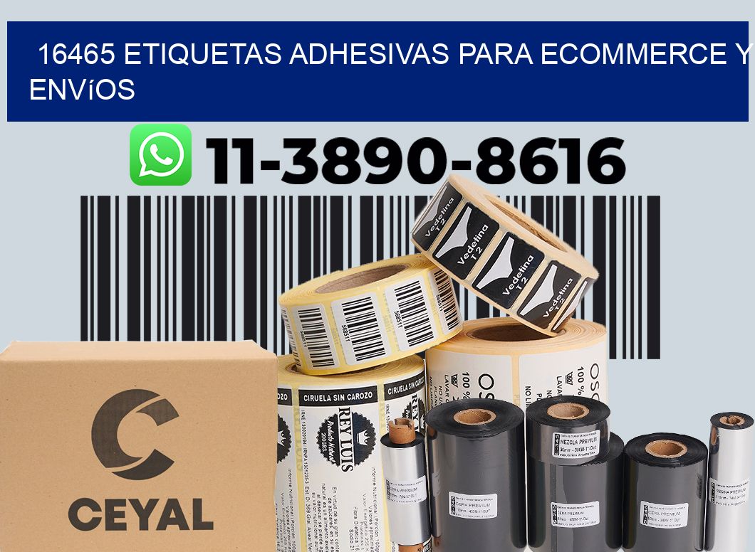 16465 Etiquetas adhesivas para ecommerce y envíos
