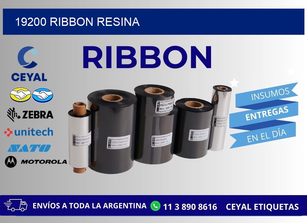 19200 ribbon resina