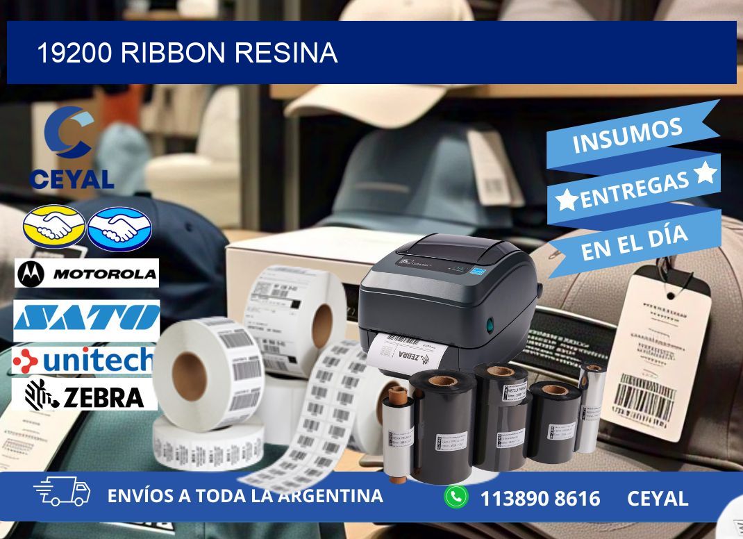 19200 ribbon resina