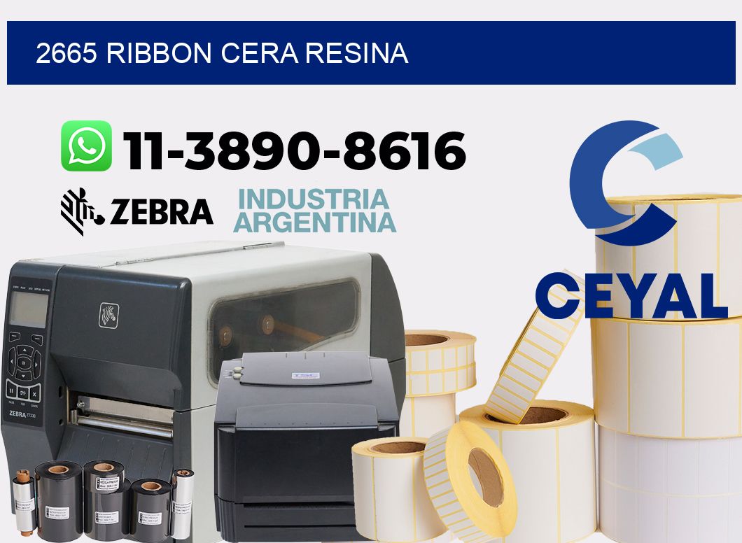 2665 ribbon cera resina