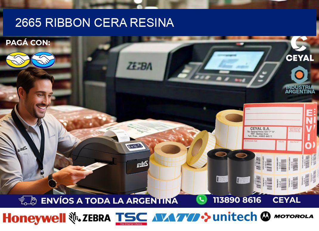 2665 ribbon cera resina