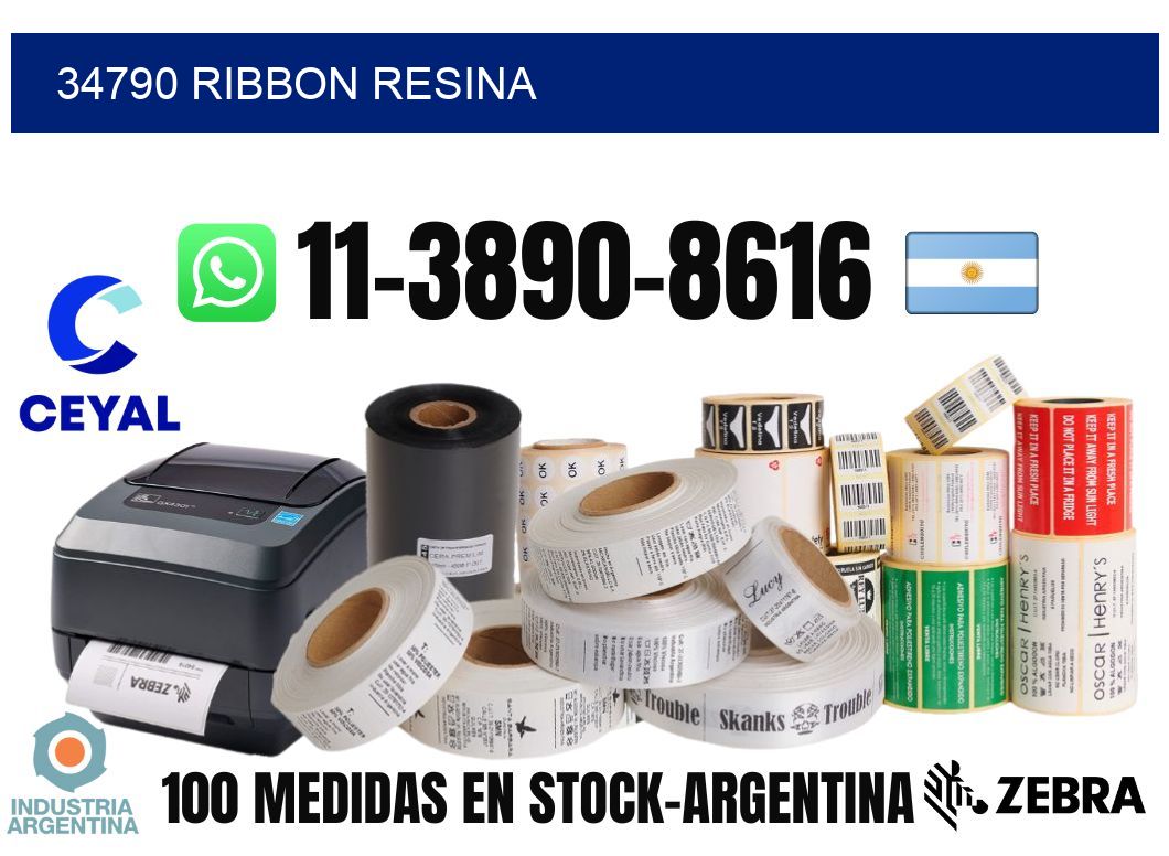 34790 ribbon resina
