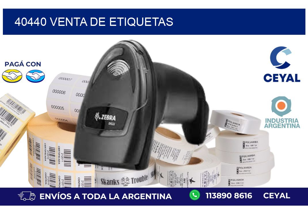 40440 venta de etiquetas