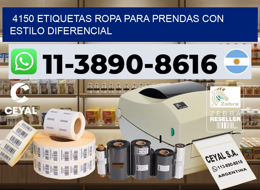 4150 Etiquetas ropa para prendas con estilo diferencial