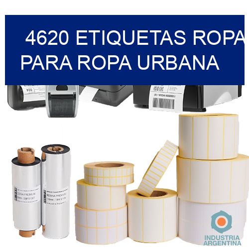 4620 Etiquetas ropa para ropa urbana