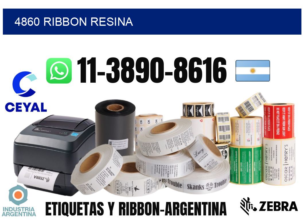4860 ribbon resina