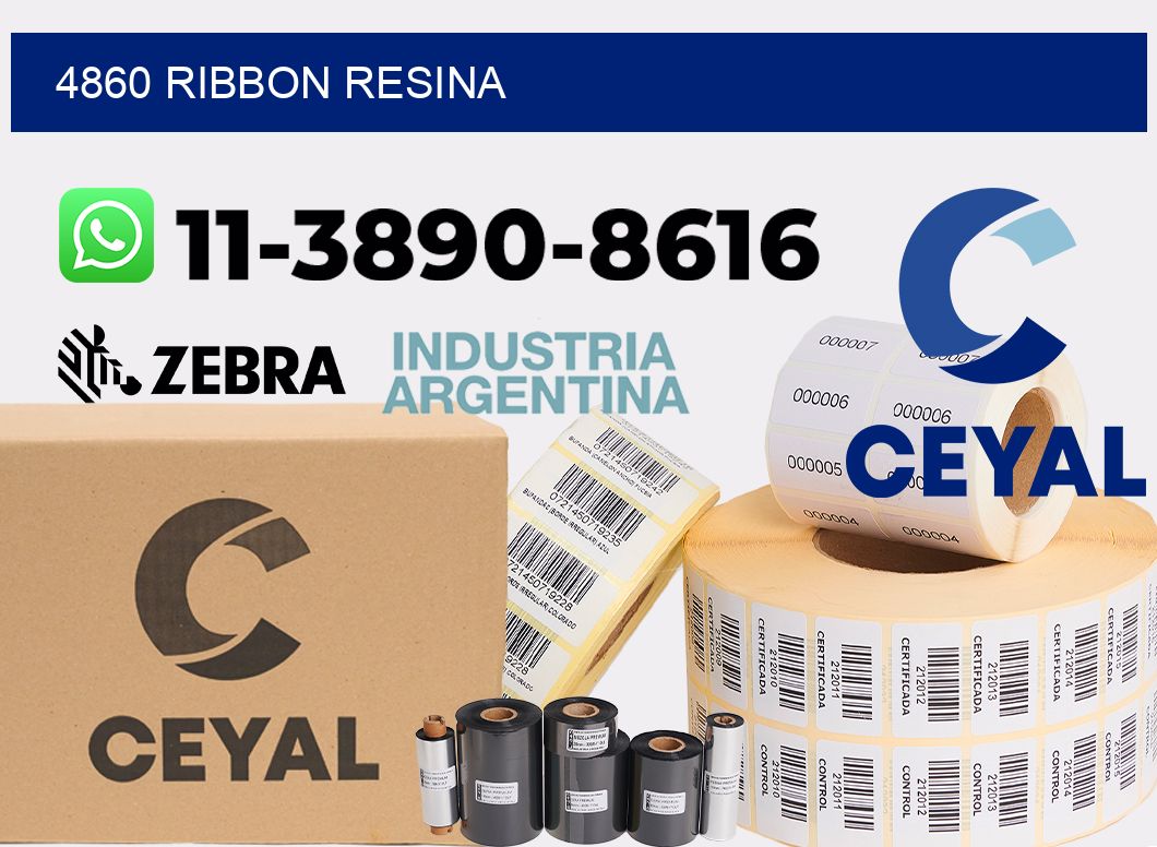4860 ribbon resina