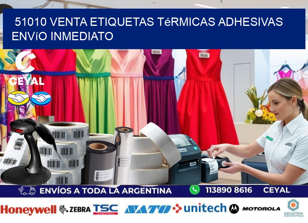 51010 venta etiquetas térmicas adhesivas envío inmediato