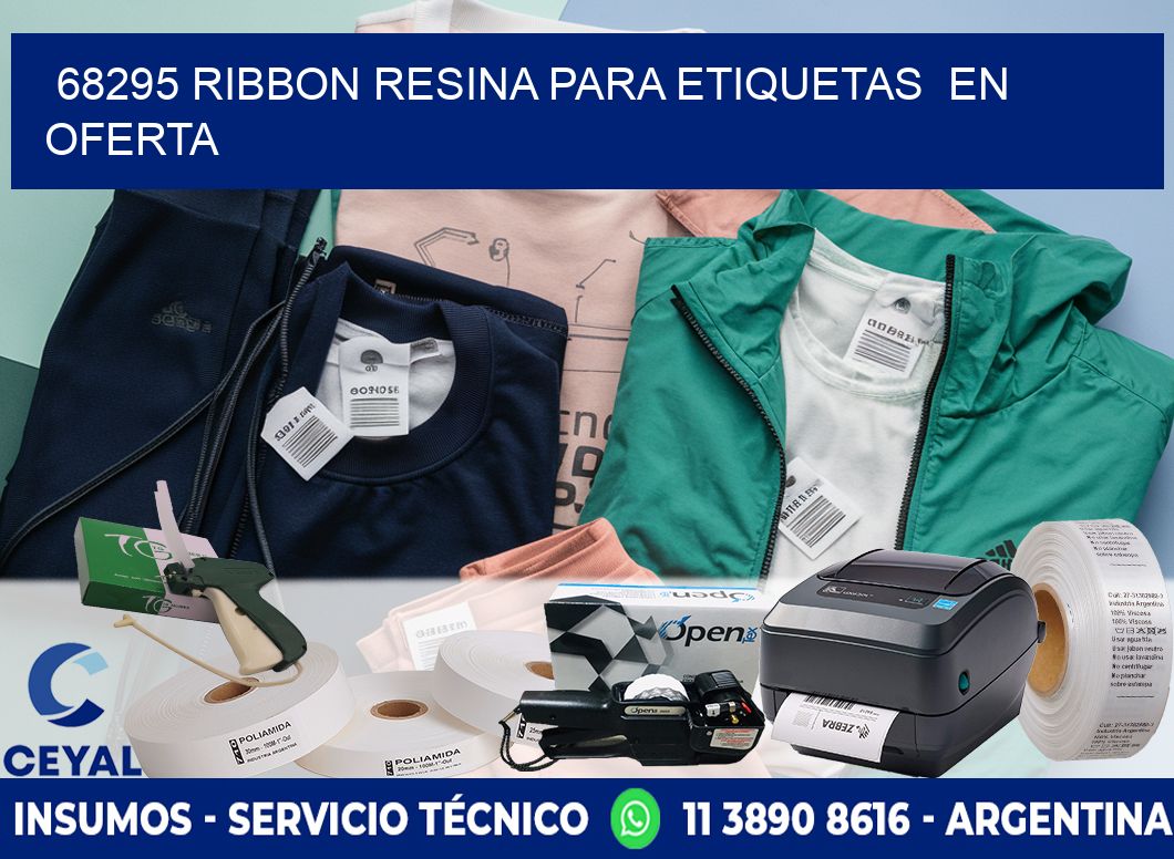 68295 ribbon resina para etiquetas  en oferta