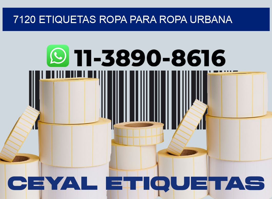 7120 Etiquetas ropa para ropa urbana