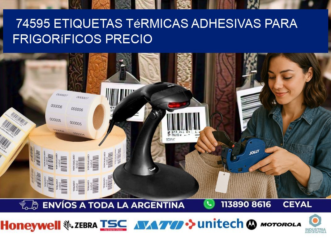 74595 etiquetas térmicas adhesivas para frigoríficos precio