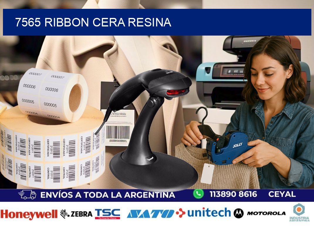 7565 ribbon cera resina