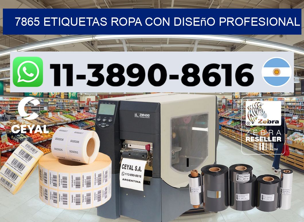 7865 Etiquetas ropa con diseño profesional