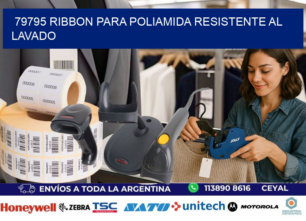 79795 ribbon para poliamida resistente al lavado