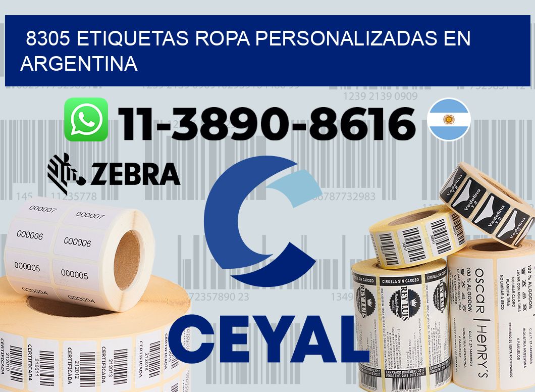 8305 Etiquetas ropa personalizadas en Argentina