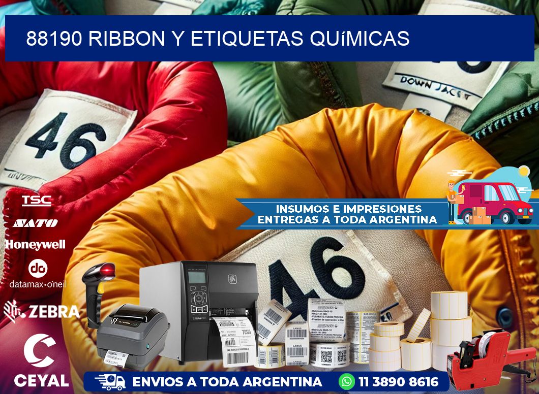 88190 ribbon y etiquetas químicas