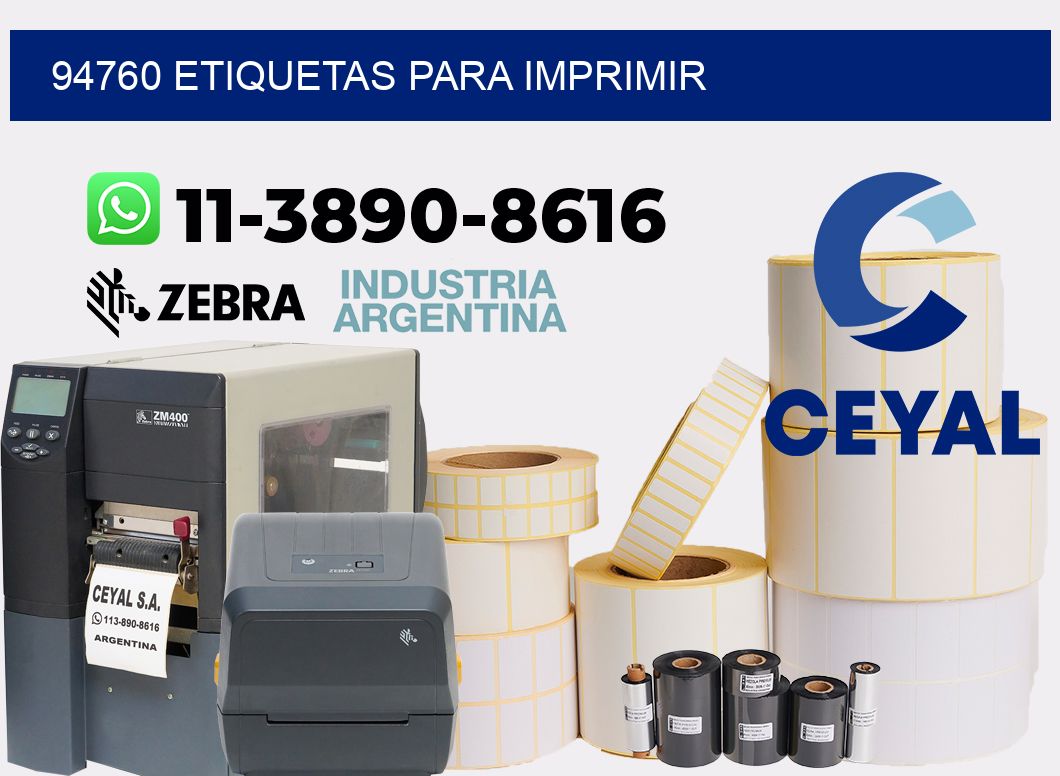94760 etiquetas para imprimir