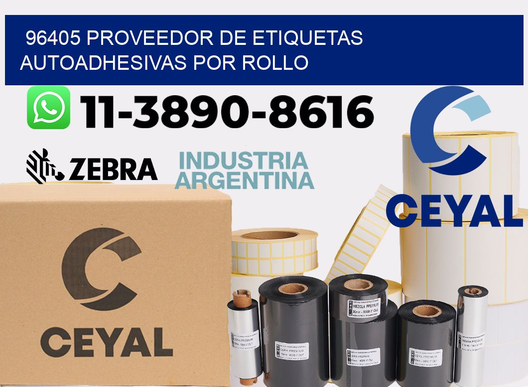96405 proveedor de etiquetas  autoadhesivas por rollo
