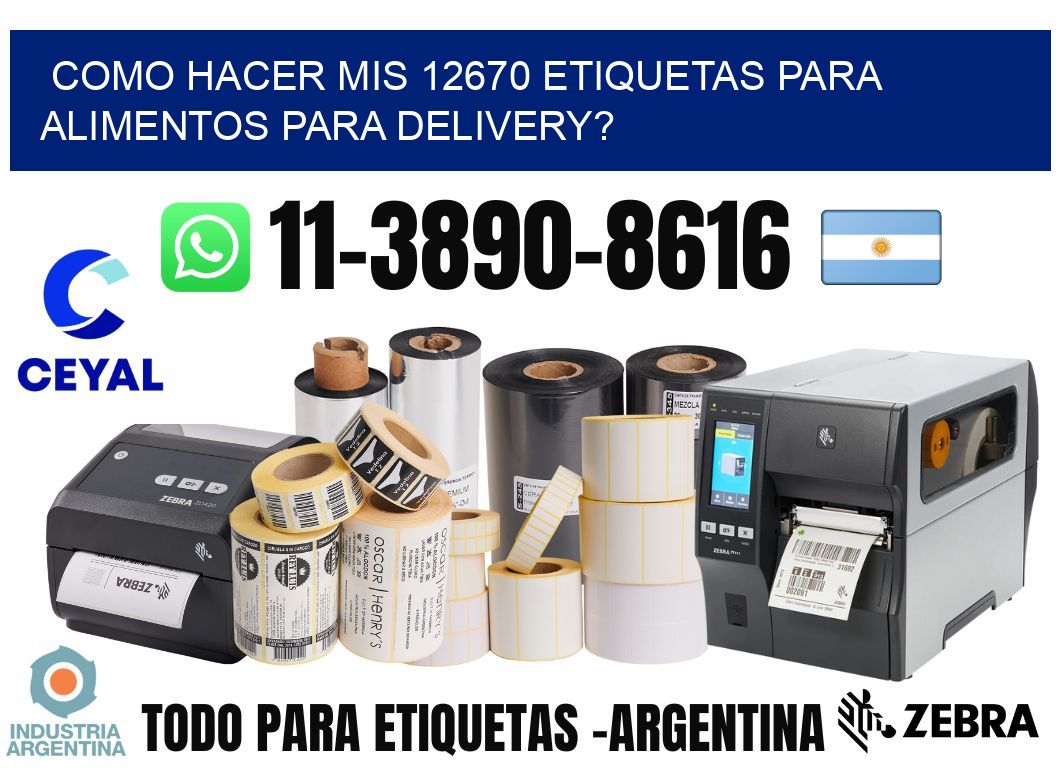 como hacer mis 12670 etiquetas para alimentos para delivery?