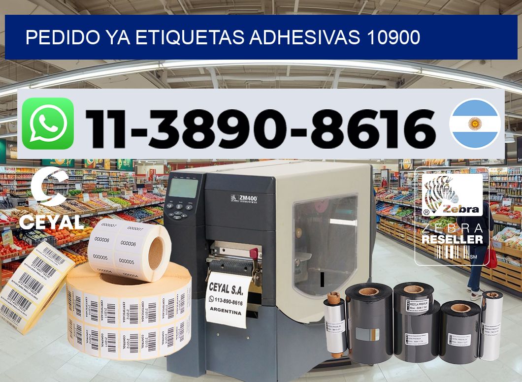 pedido ya etiquetas adhesivas 10900