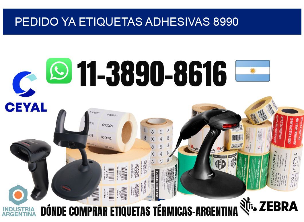 pedido ya etiquetas adhesivas 8990