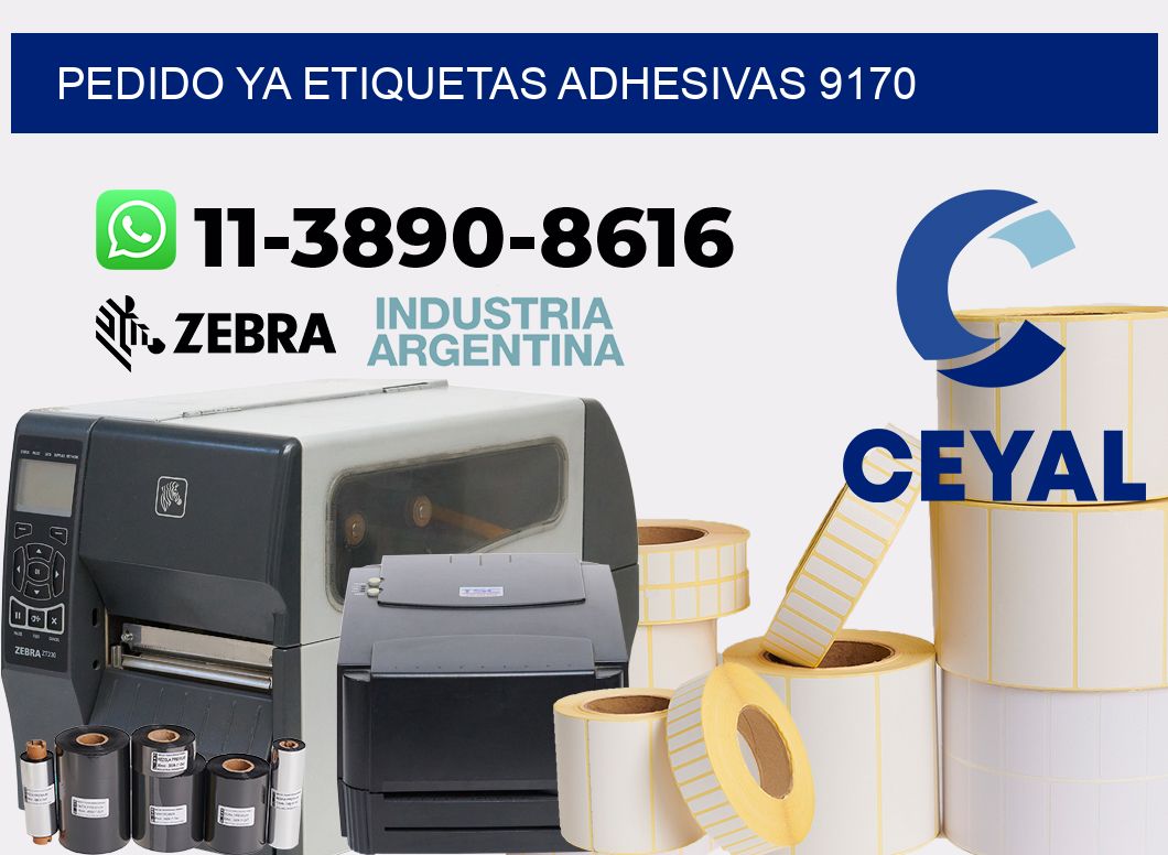 pedido ya etiquetas adhesivas 9170