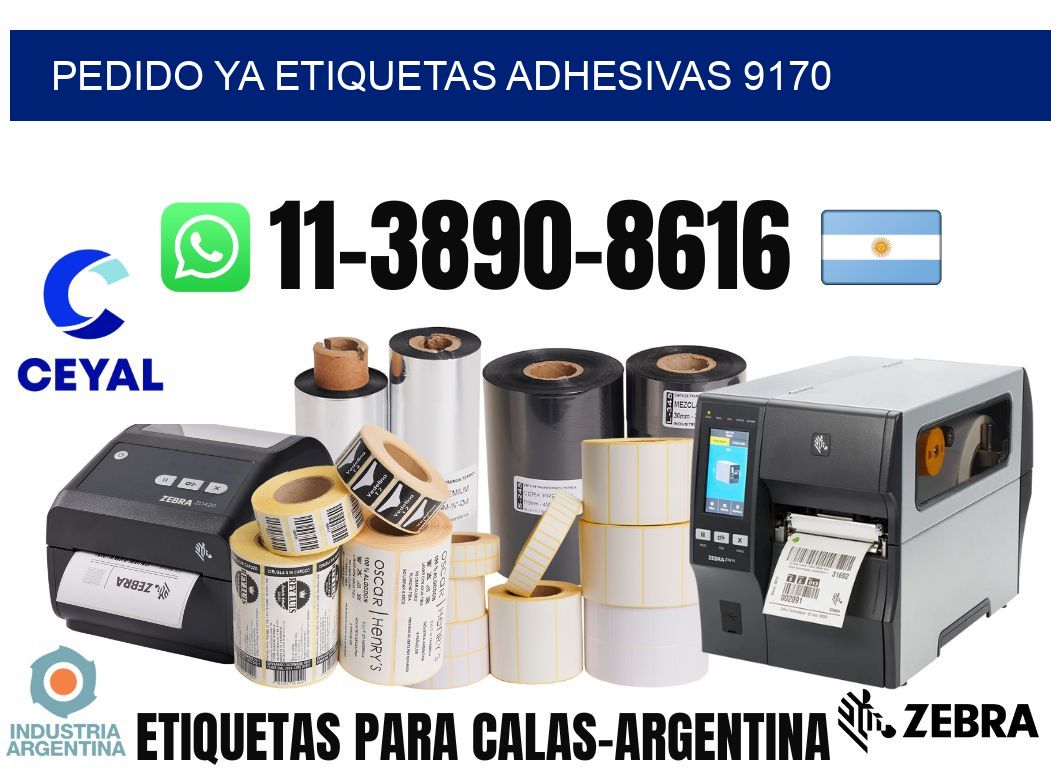 pedido ya etiquetas adhesivas 9170