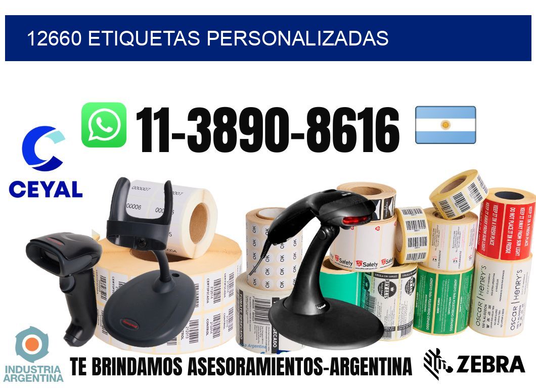 12660 etiquetas personalizadas