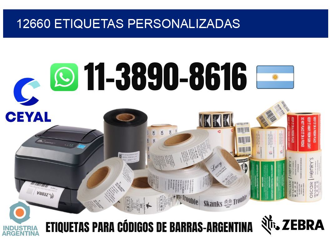 12660 etiquetas personalizadas