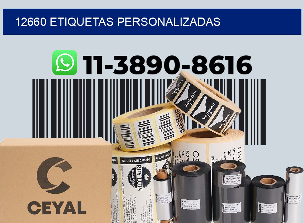 12660 etiquetas personalizadas