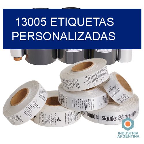 13005 etiquetas personalizadas