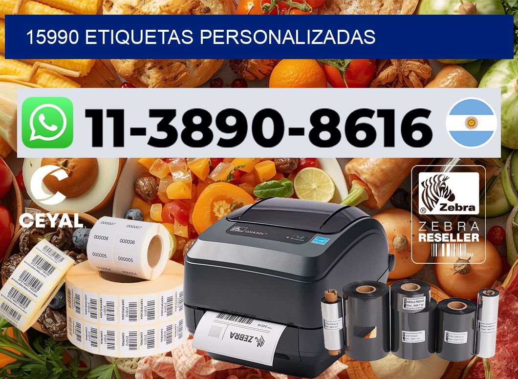 15990 etiquetas personalizadas