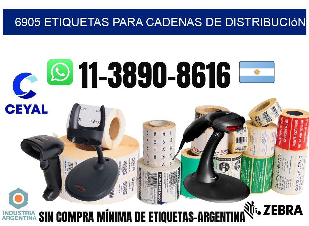 6905 Etiquetas para cadenas de distribución