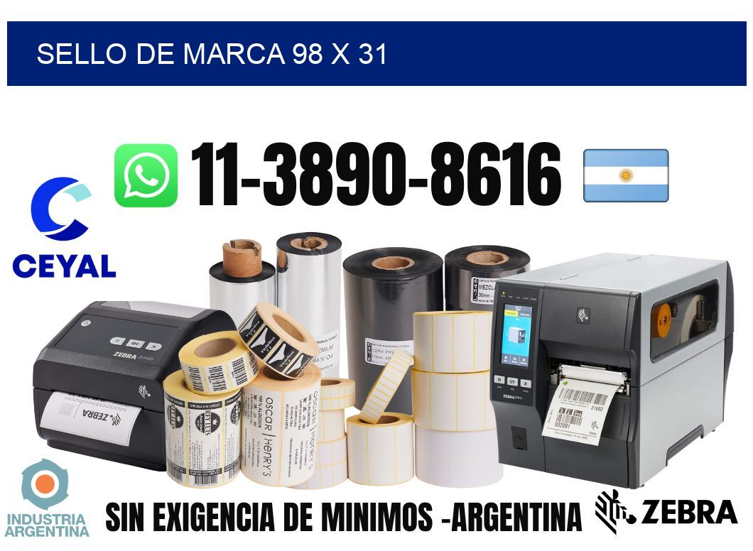 Sello de marca 98 x 31