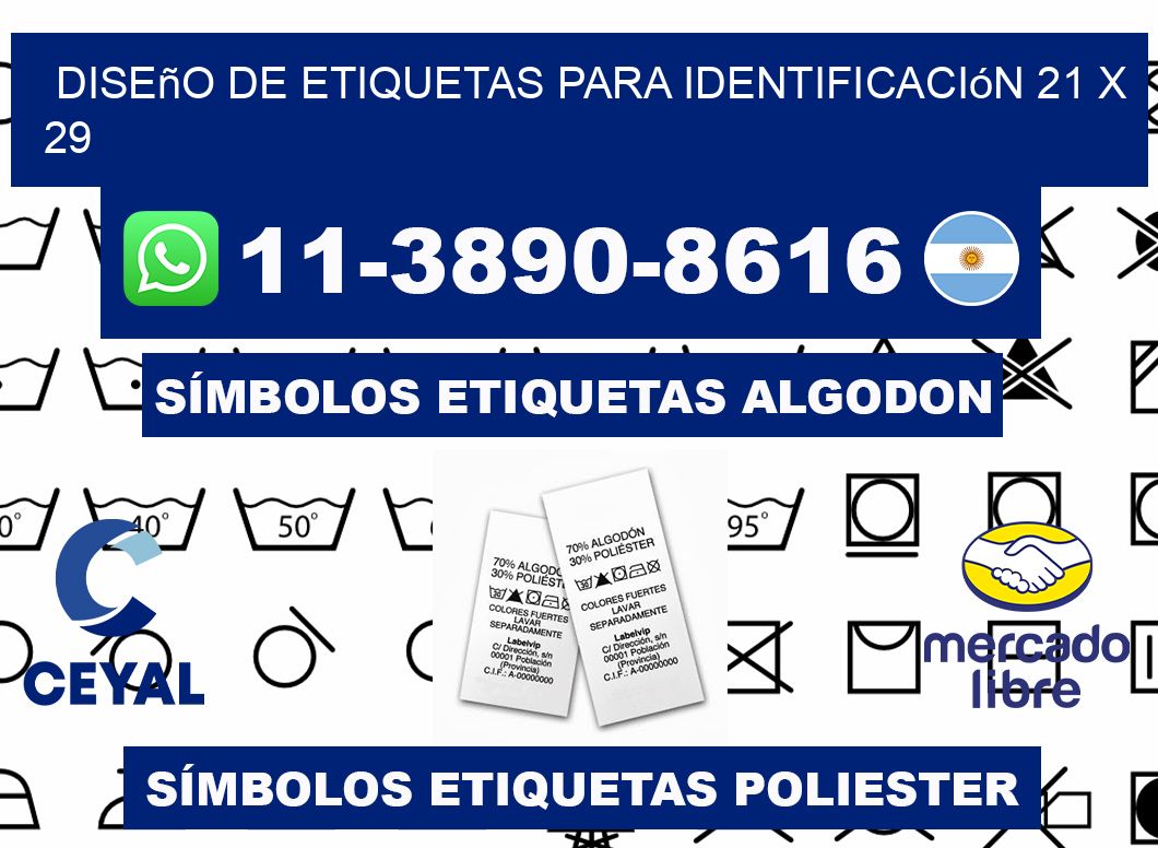 diseño de etiquetas para identificación 21 x 29