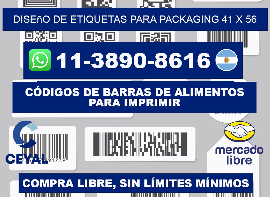 diseño de etiquetas para packaging 41 x 56