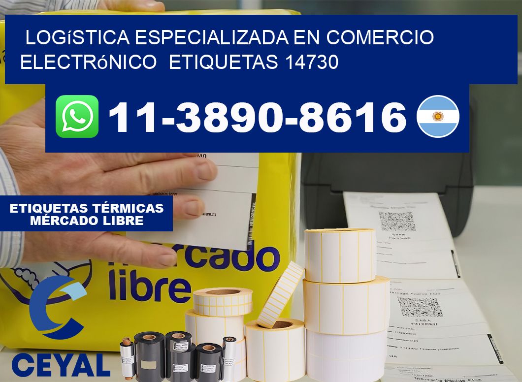 Logística especializada en comercio electrónico  etiquetas 14730