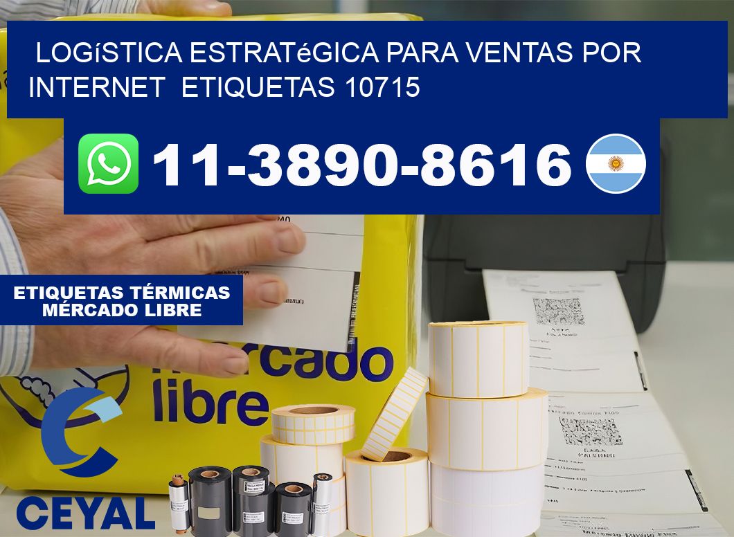 Logística estratégica para ventas por internet  etiquetas 10715