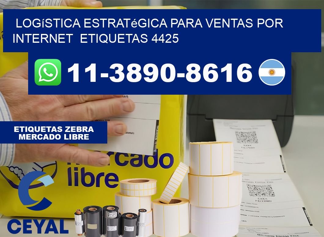Logística estratégica para ventas por internet  etiquetas 4425