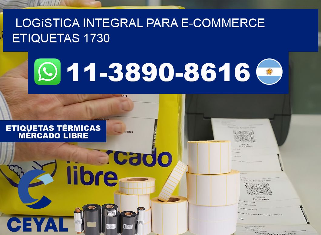 Logística integral para e-commerce  etiquetas 1730