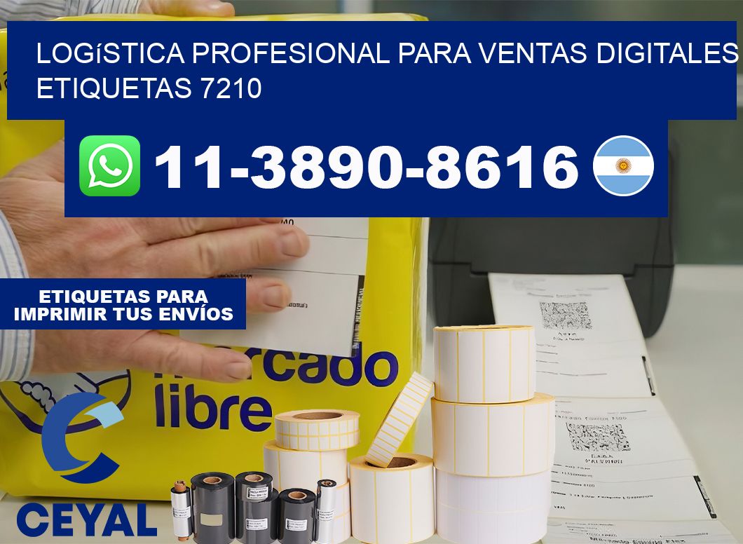 Logística profesional para ventas digitales  etiquetas 7210