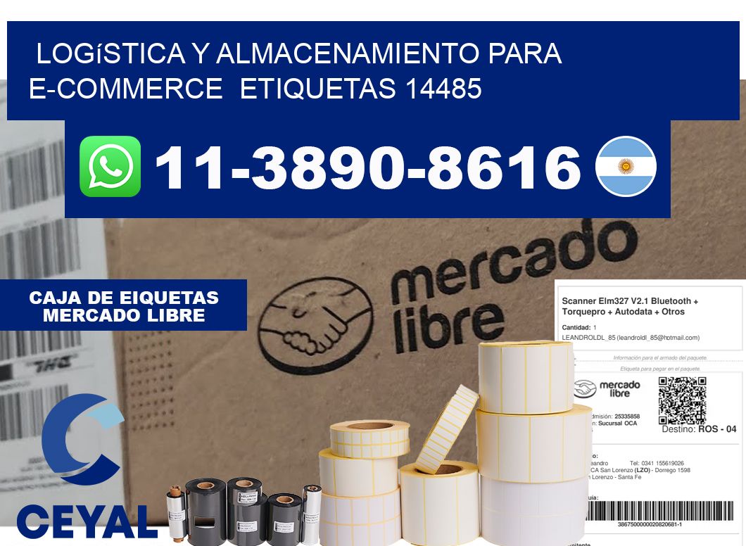 Logística y almacenamiento para e-commerce etiquetas 14485