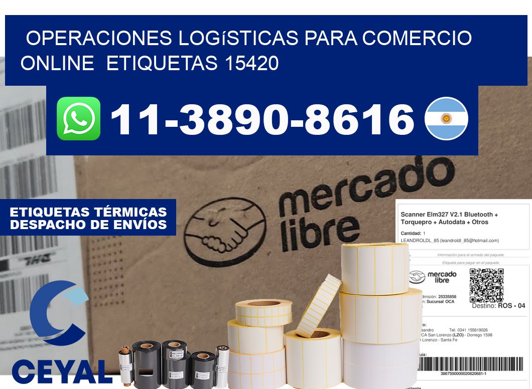 Operaciones logísticas para comercio online  etiquetas 15420