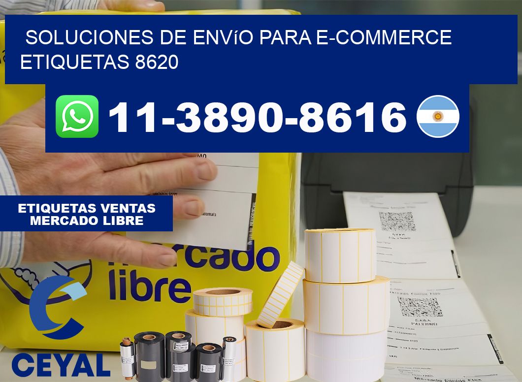 Soluciones de envío para e-commerce  etiquetas 8620